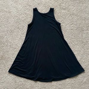Old Navy Sleeveless Black Swing Dress